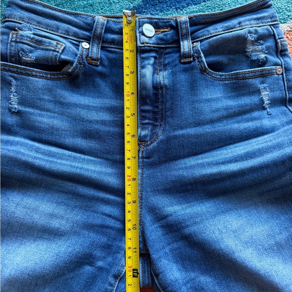 Stylish Blue Flare Jeans for Women - Picture 6 of 7